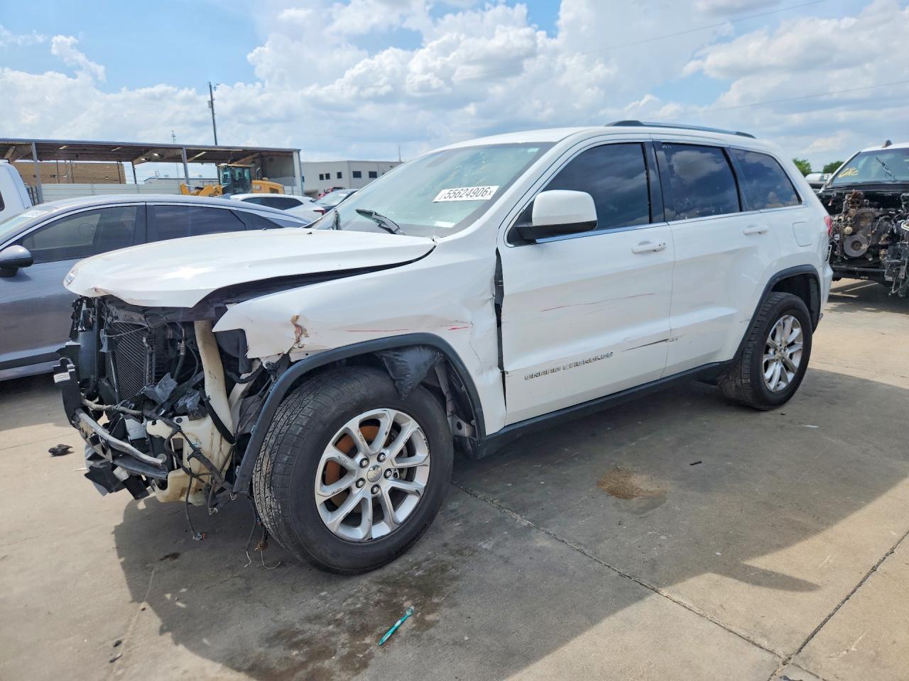 2015 Jeep Grand Cherokee Laredo White vin: 1C4RJEAG2FC727905