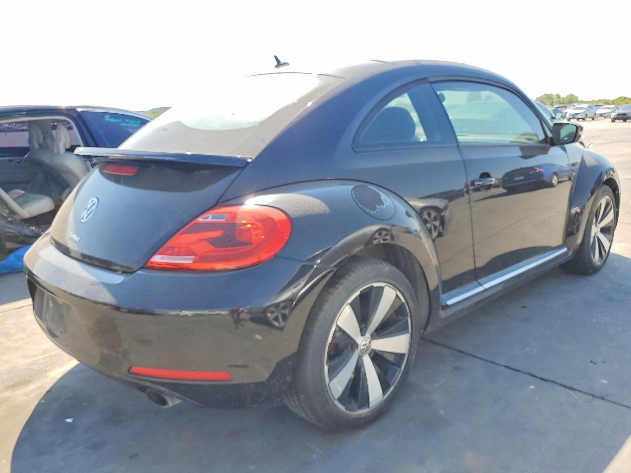 2012 Volkswagen Beetle Turbo Black vin: 3VWV67AT9CM617286