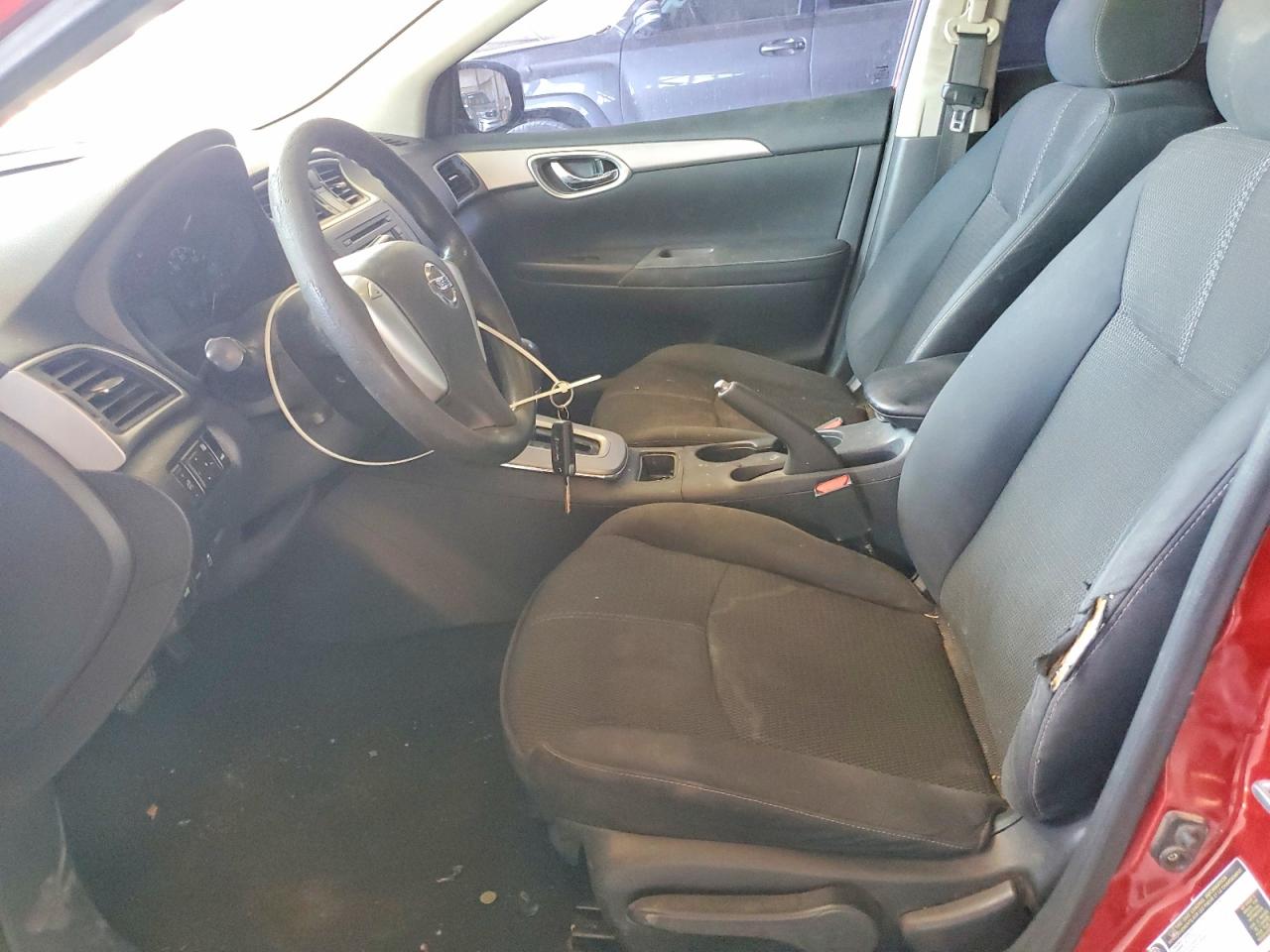2014 Nissan Sentra S Burgundy vin: 3N1AB7AP4EL630636