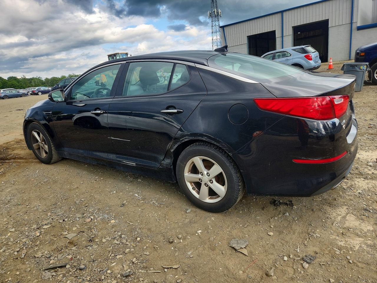 2015 Kia Optima Lx Black vin: 5XXGM4A78FG486635