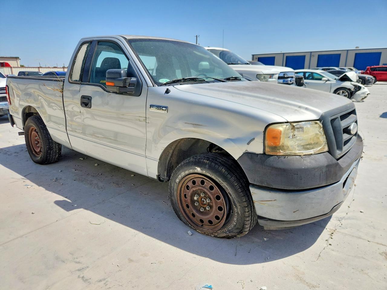 2006 Ford F150 Silver vin: 1FTRF12286NB83704