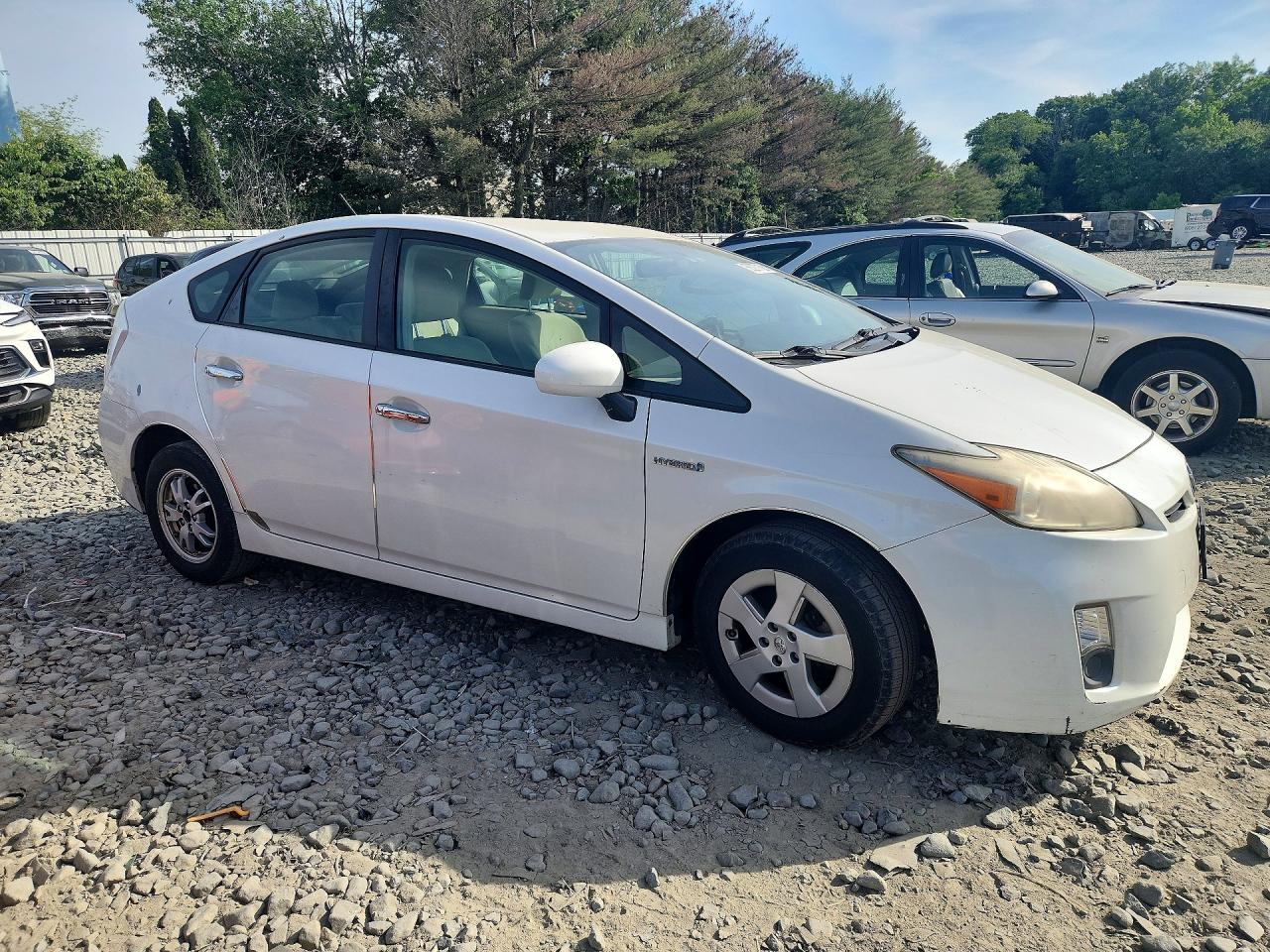 2010 Toyota Prius Iii White vin: JTDKN3DU4A0084513