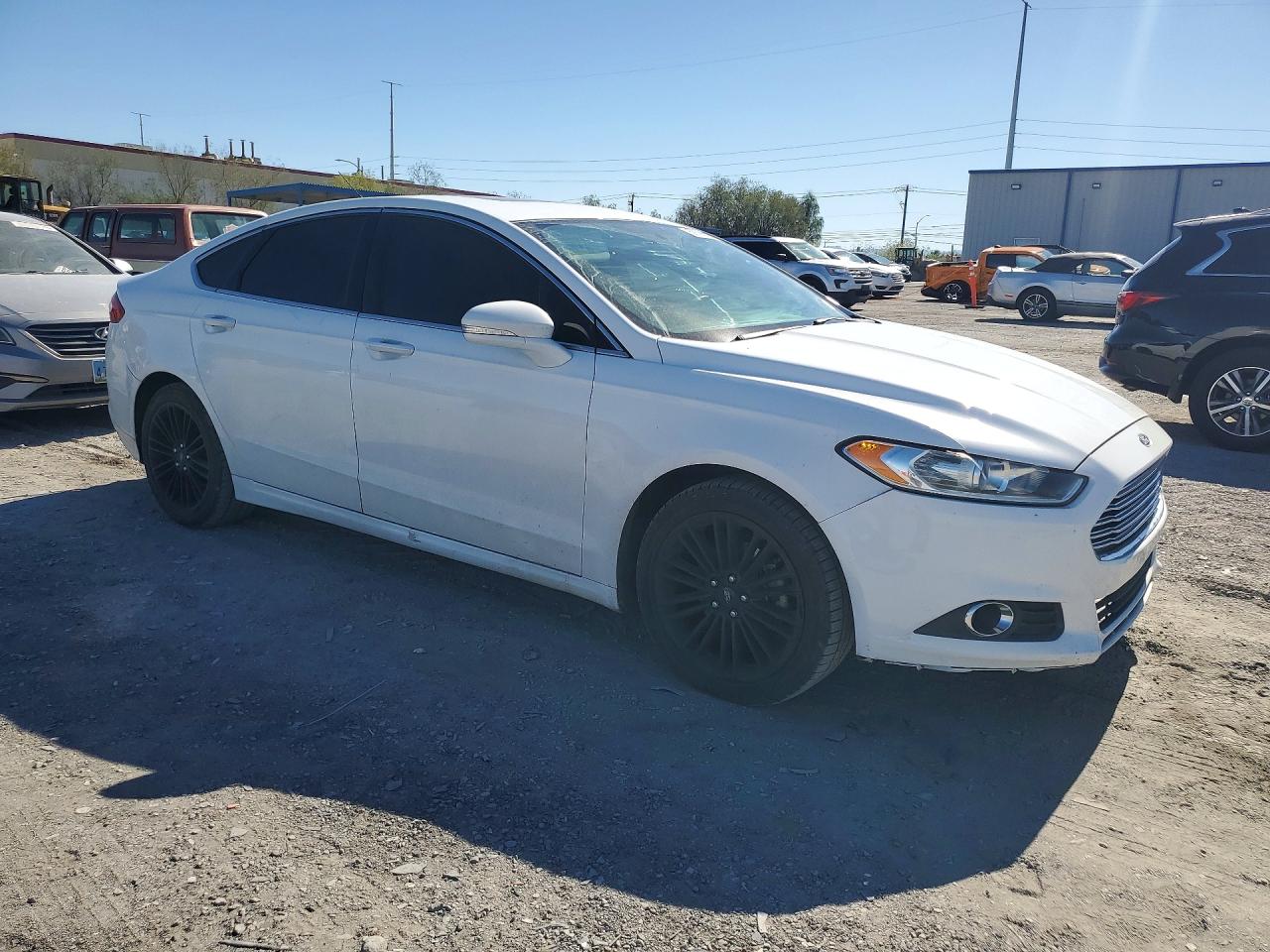 2014 Ford Fusion Se White vin: 1FA6P0HD1E5398896