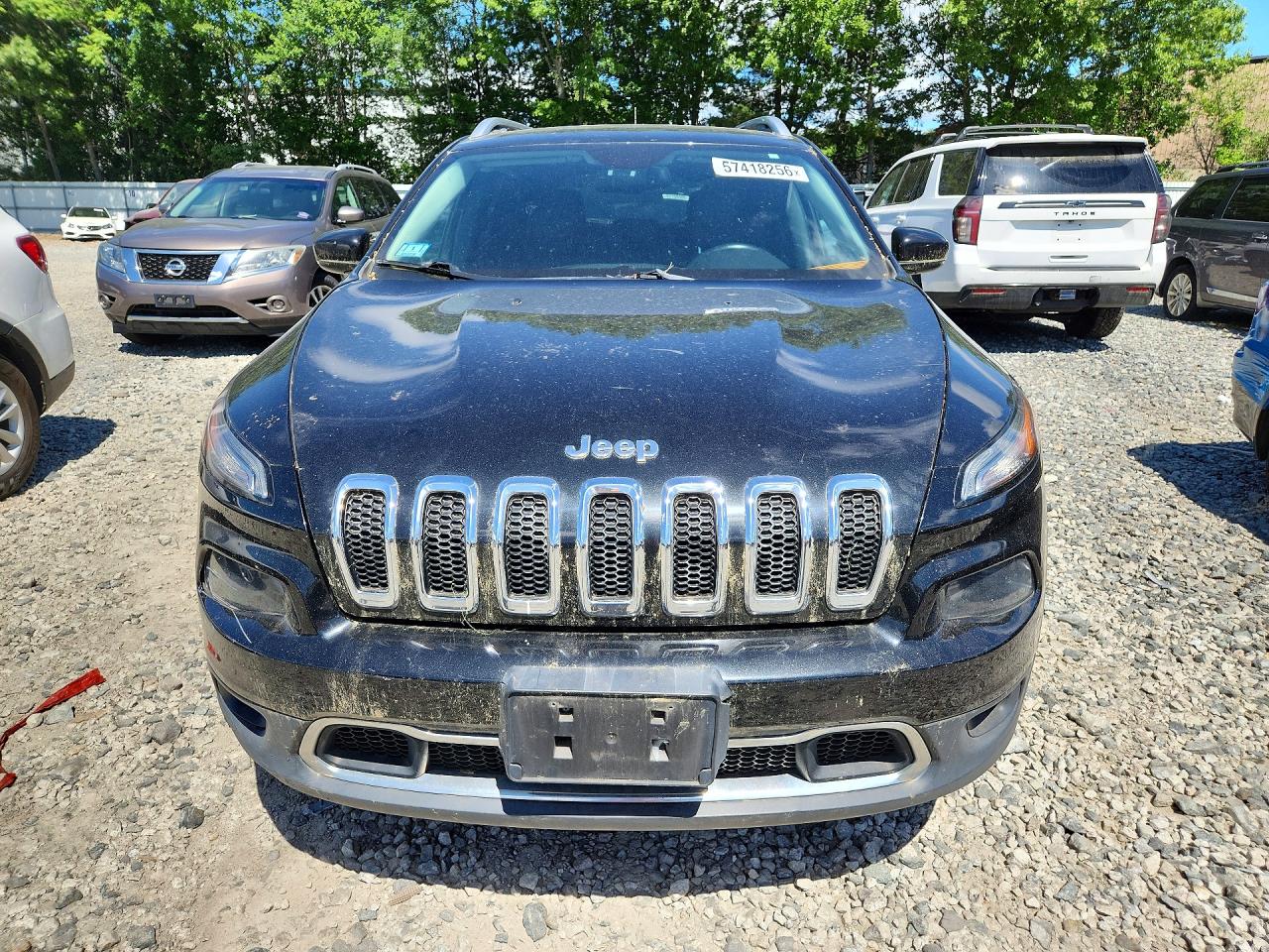 2015 Jeep Cherokee Limited Black vin: 1C4PJMDB3FW763912