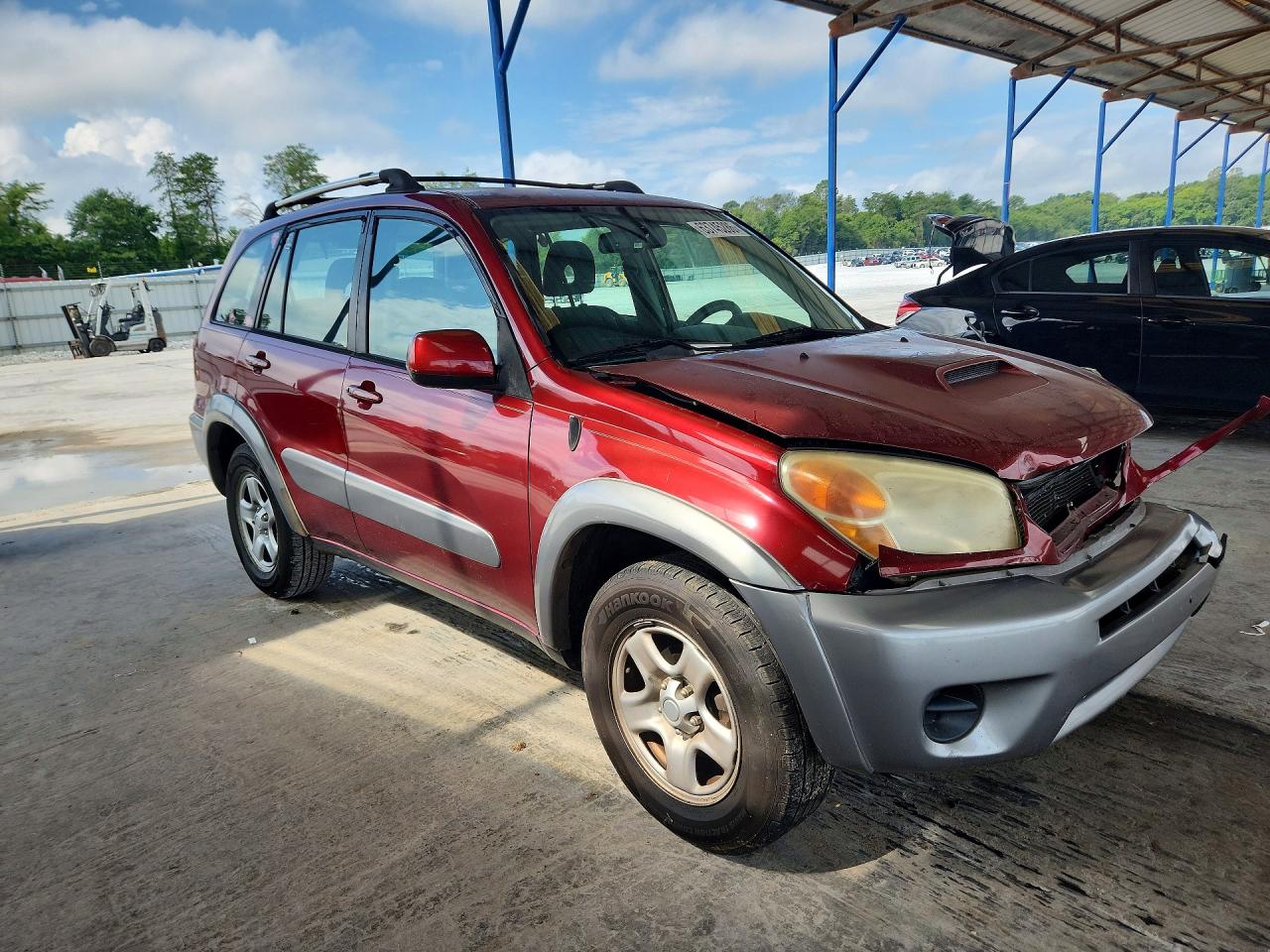 2004 Toyota Rav4 Base Maroon vin: JTEGD20V540001009