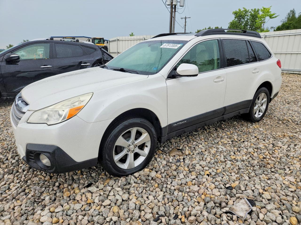 2013 Subaru Outback 2.5i Limited Белый vin: 4S4BRCPC1D3267812