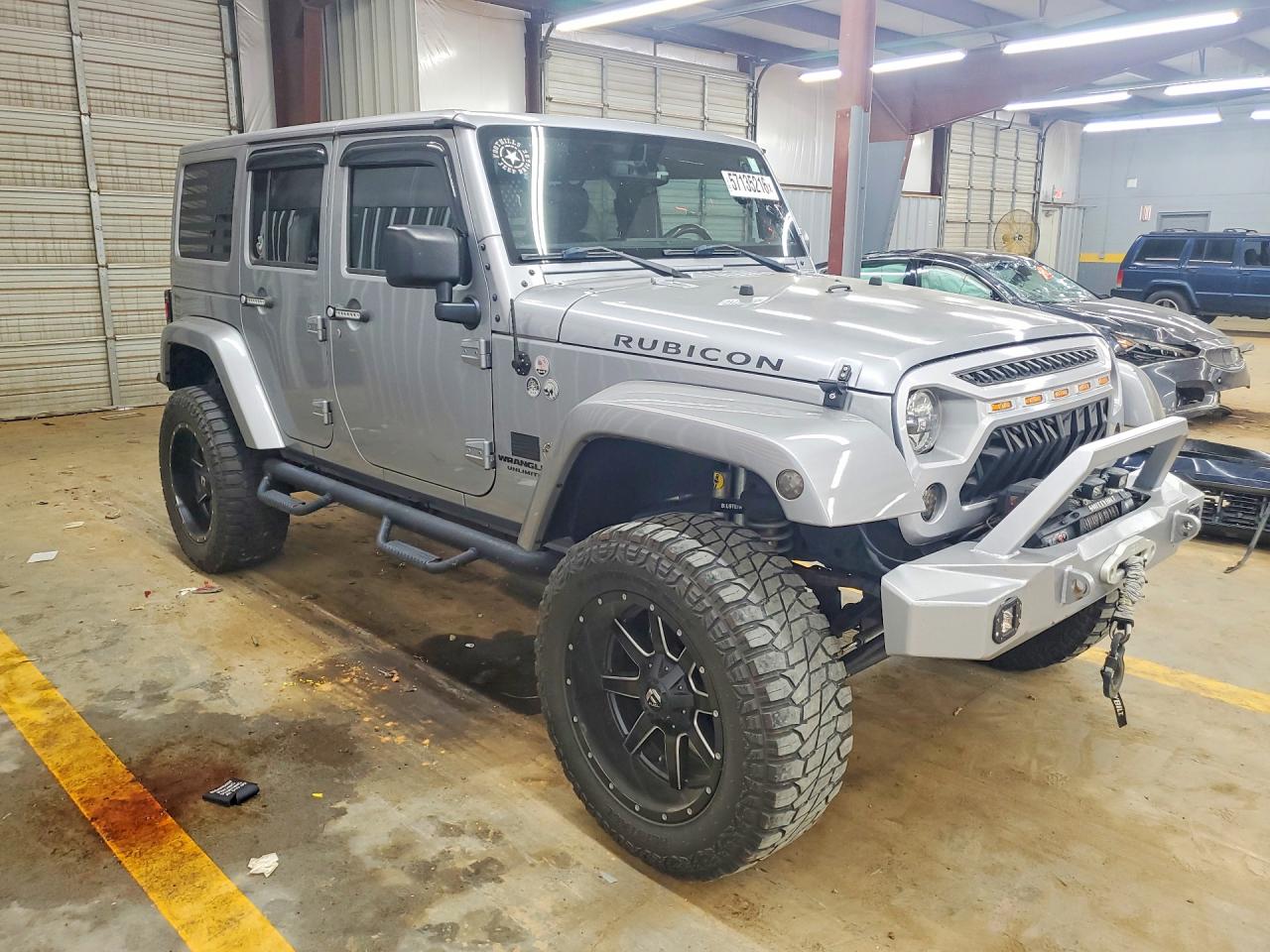 2015 Jeep Wrangler Unlimited Rubicon Silver vin: 1C4HJWFG0FL515661
