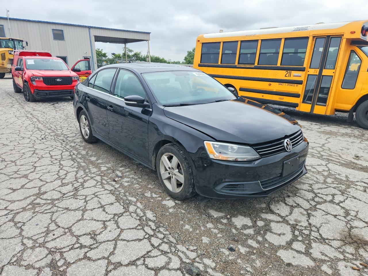 2013 Volkswagen Jetta Tdi Black vin: 3VWLL7AJ5DM246076