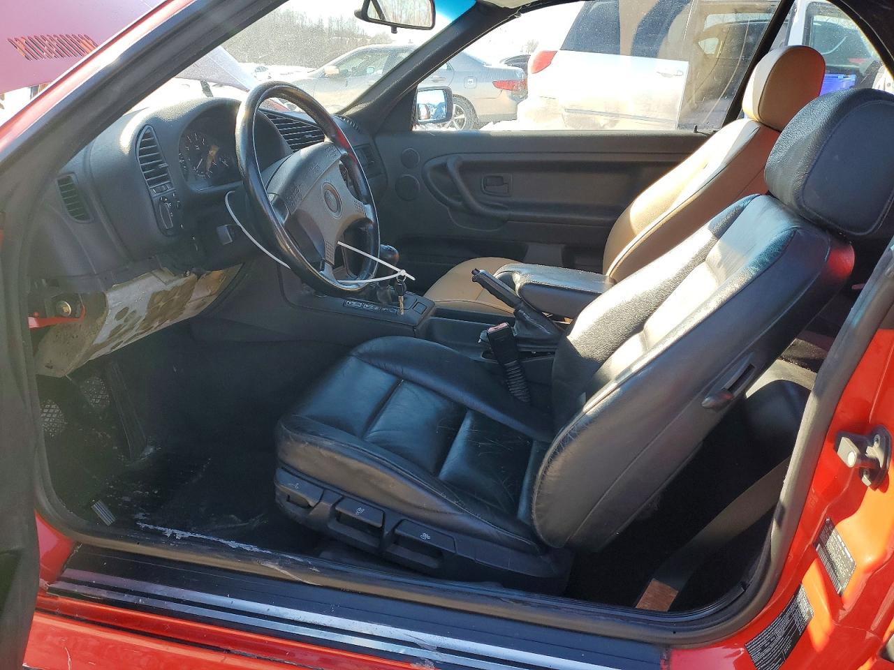 1996 Bmw 328 Ic Red vin: WBABK7320TET61953
