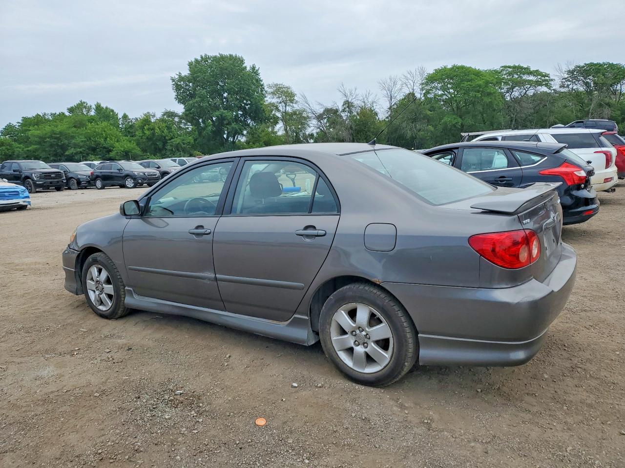 2008 Toyota Corolla S Серый vin: 1NXBR32E18Z988494