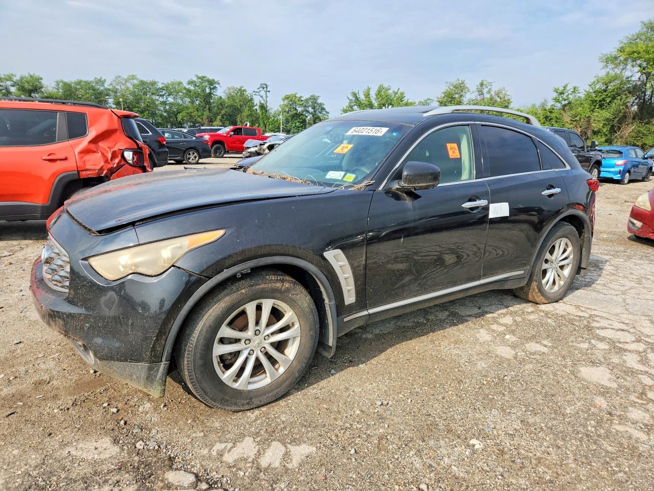 2010 Infiniti Fx35 Base Black vin: JN8AS1MW6AM856551