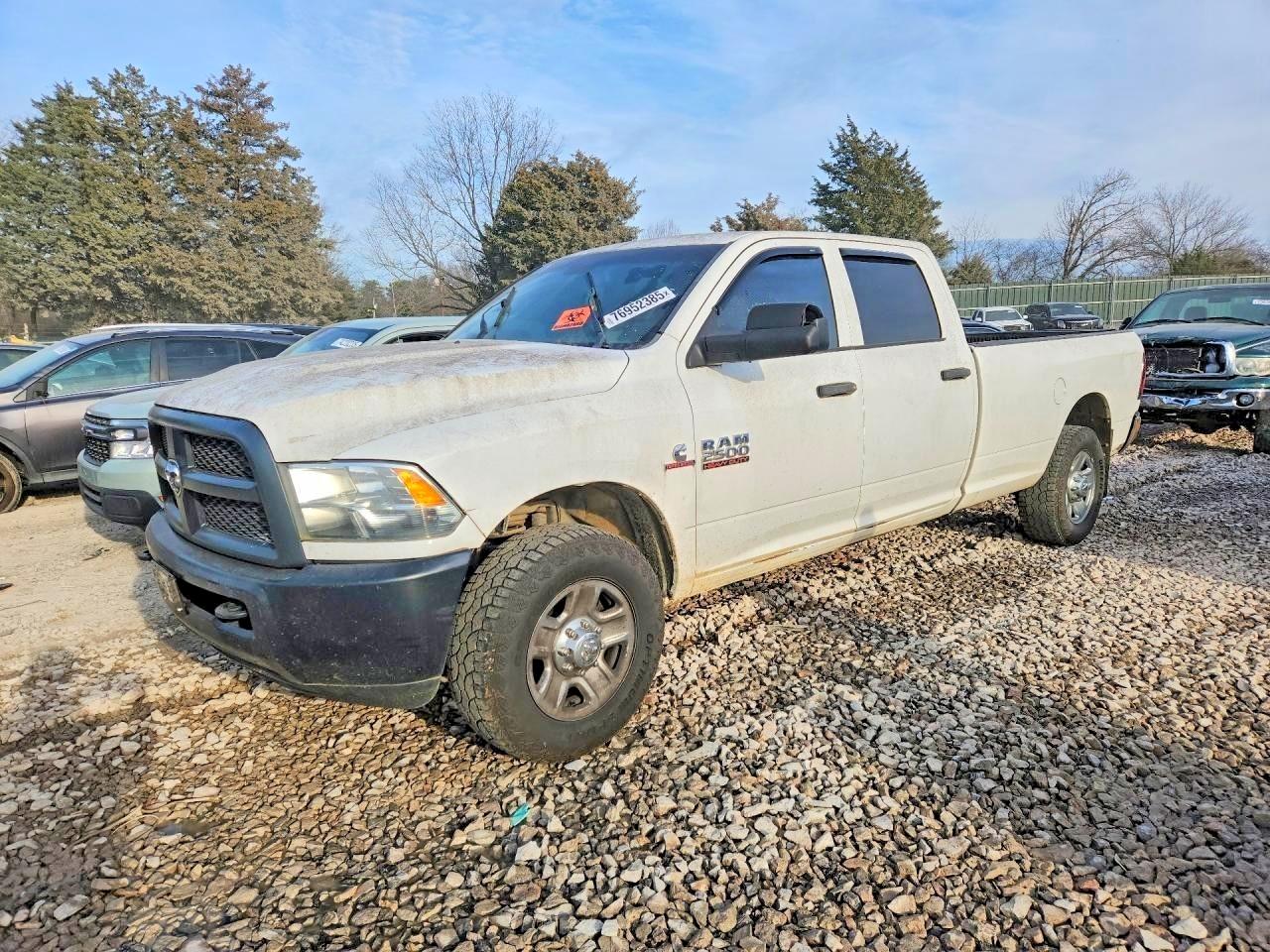 2014 Ram 2500 St Белый vin: 3C6UR4HL8EG318231