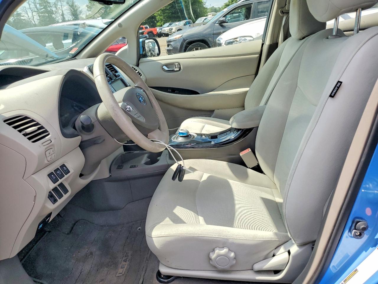 2012 Nissan Leaf Sv Blue vin: JN1AZ0CP2CT023871