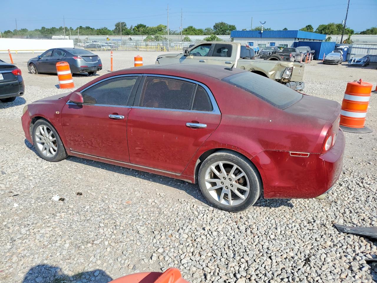 2008 Chevrolet Malibu Ltz Maroon vin: 1G1ZK577X8F296017