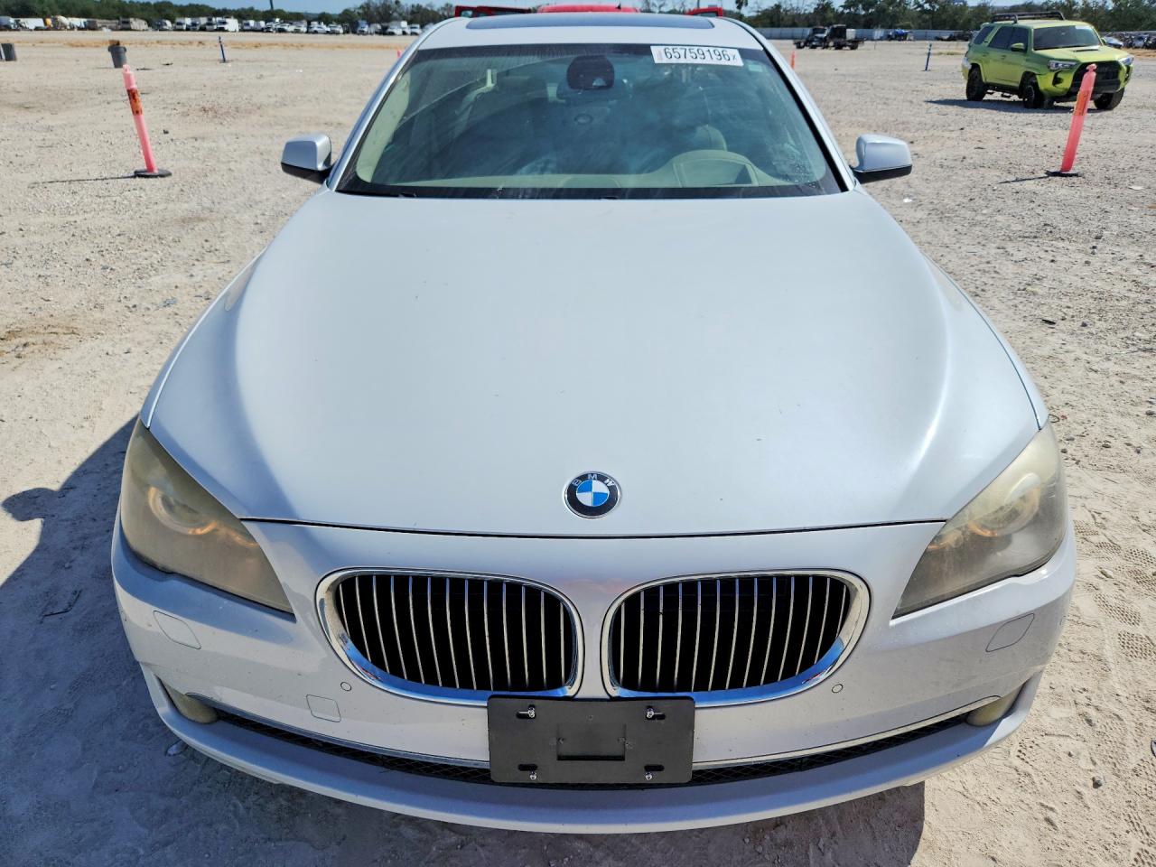 2012 Bmw 750 Li White vin: WBAKB8C58CC964497