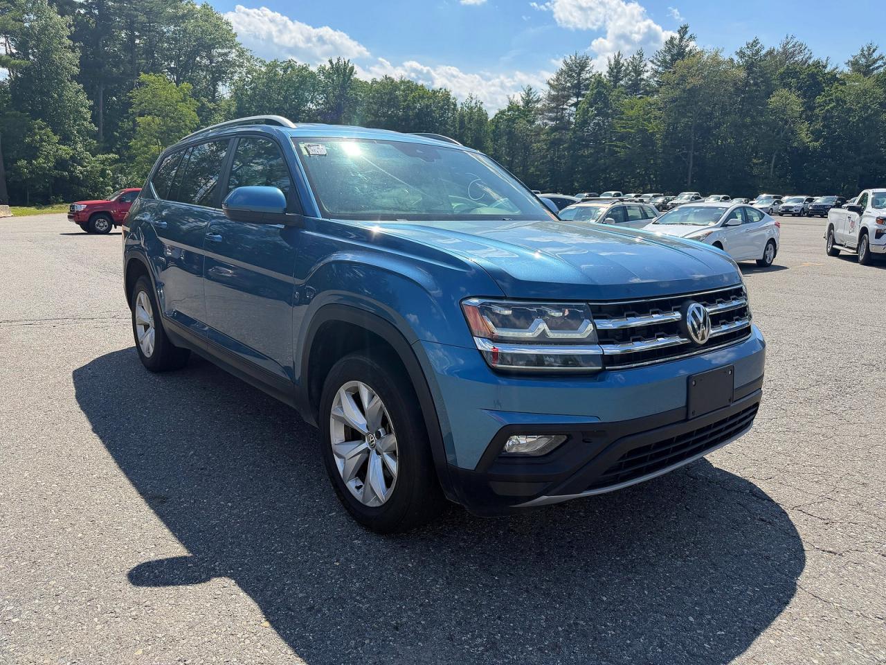 2019 Volkswagen Atlas Se Blue vin: 1V2UR2CA3KC548517