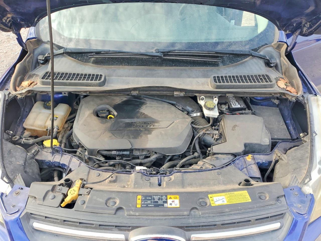 2013 Ford Escape Se Blue vin: 1FMCU0GX9DUC85280