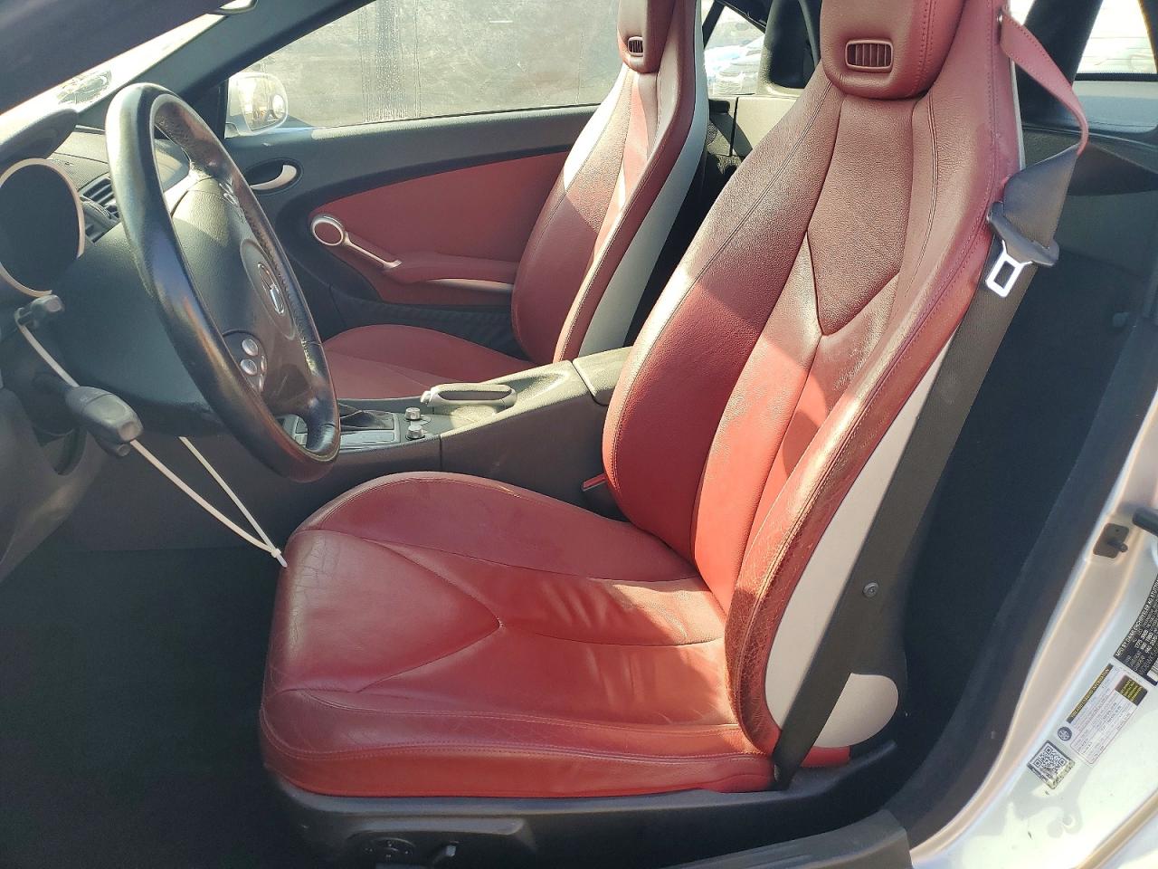 2007 Mercedes-benz Slk 350 Silver vin: WDBWK56F07F142125