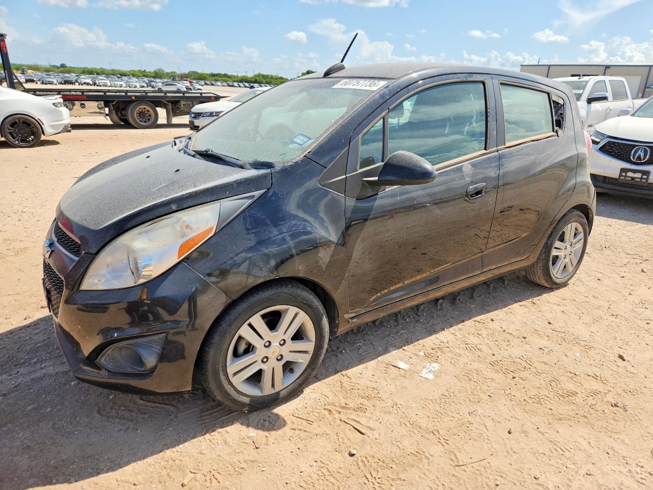 2015 Chevrolet Spark Ls Black vin: KL8CB6S99FC730785