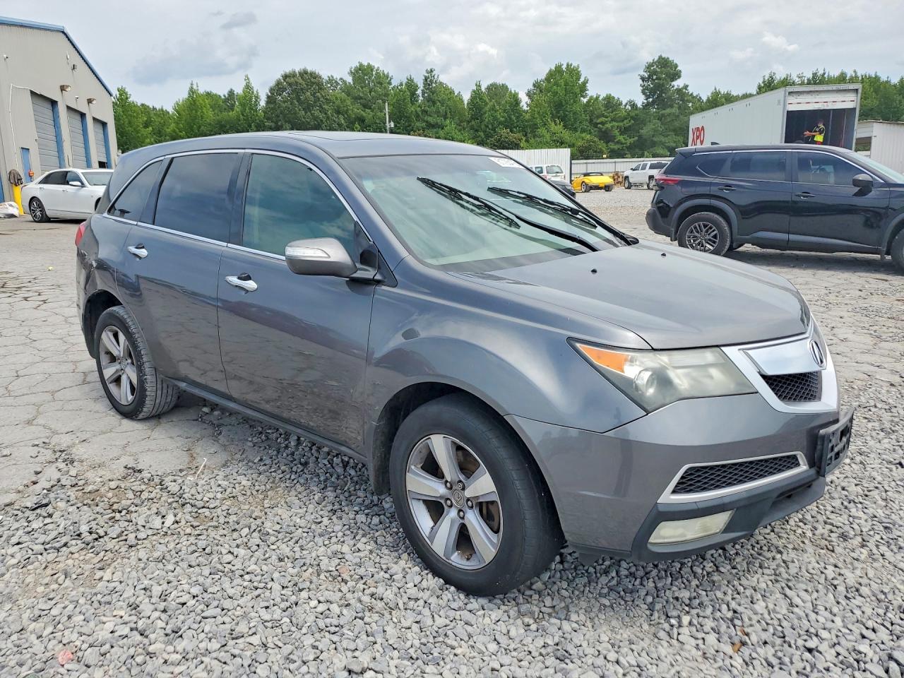 2012 Acura Mdx Technology Серый vin: 2HNYD2H36CH510459