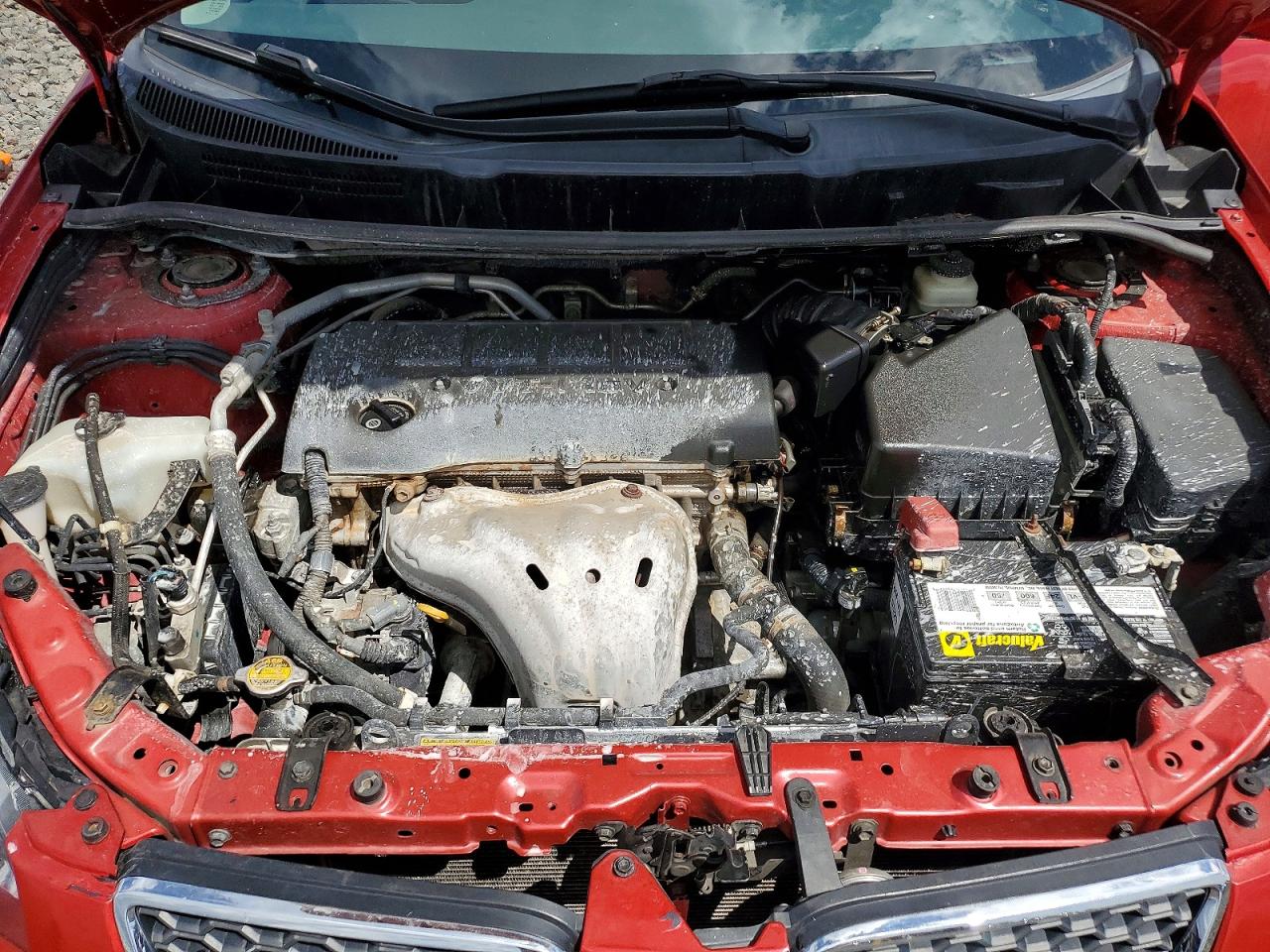 2009 Pontiac Vibe Red vin: 5Y2SM67089Z463339