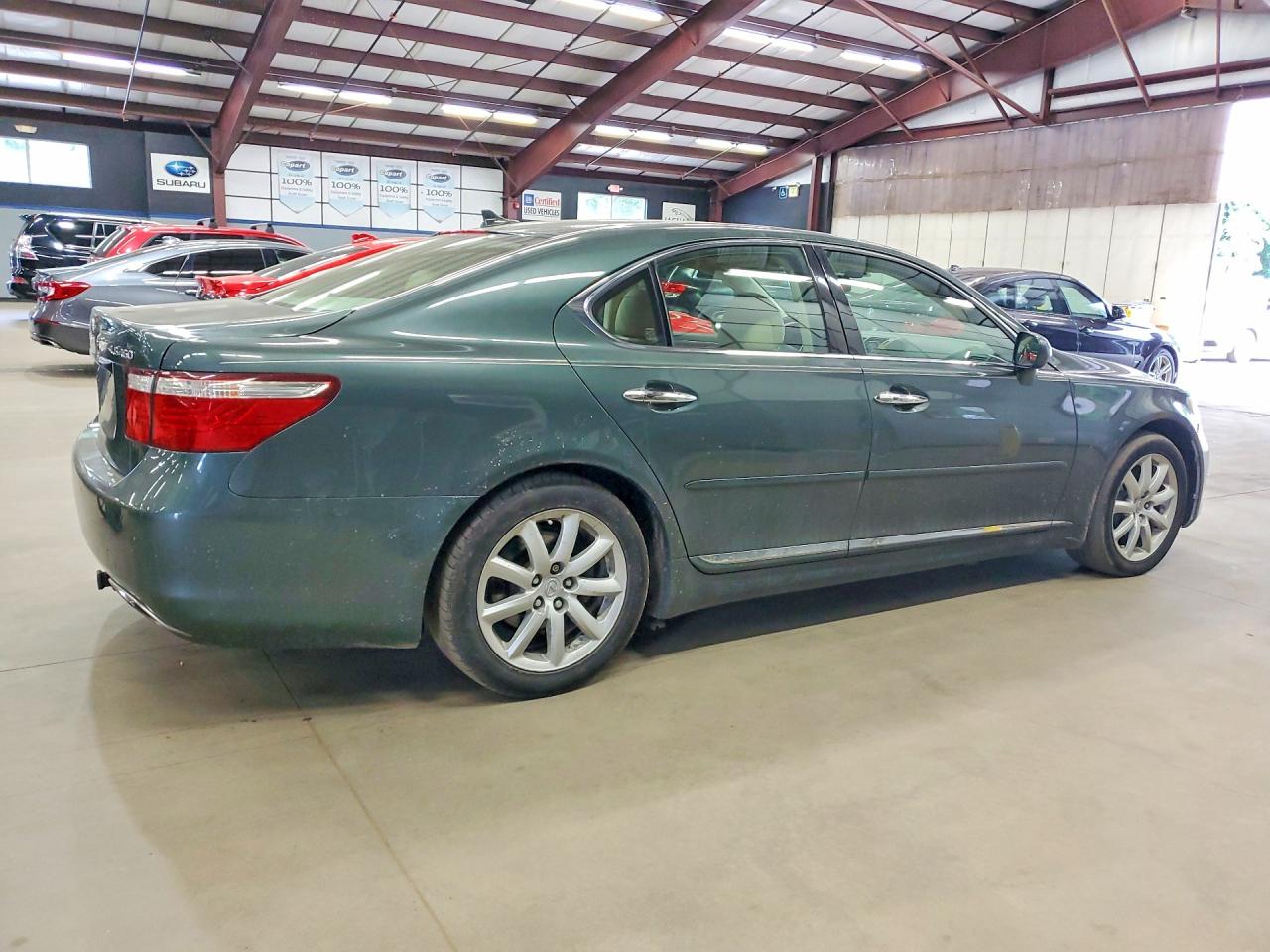 2007 Lexus Ls 460 Зеленый vin: JTHBL46F375047649