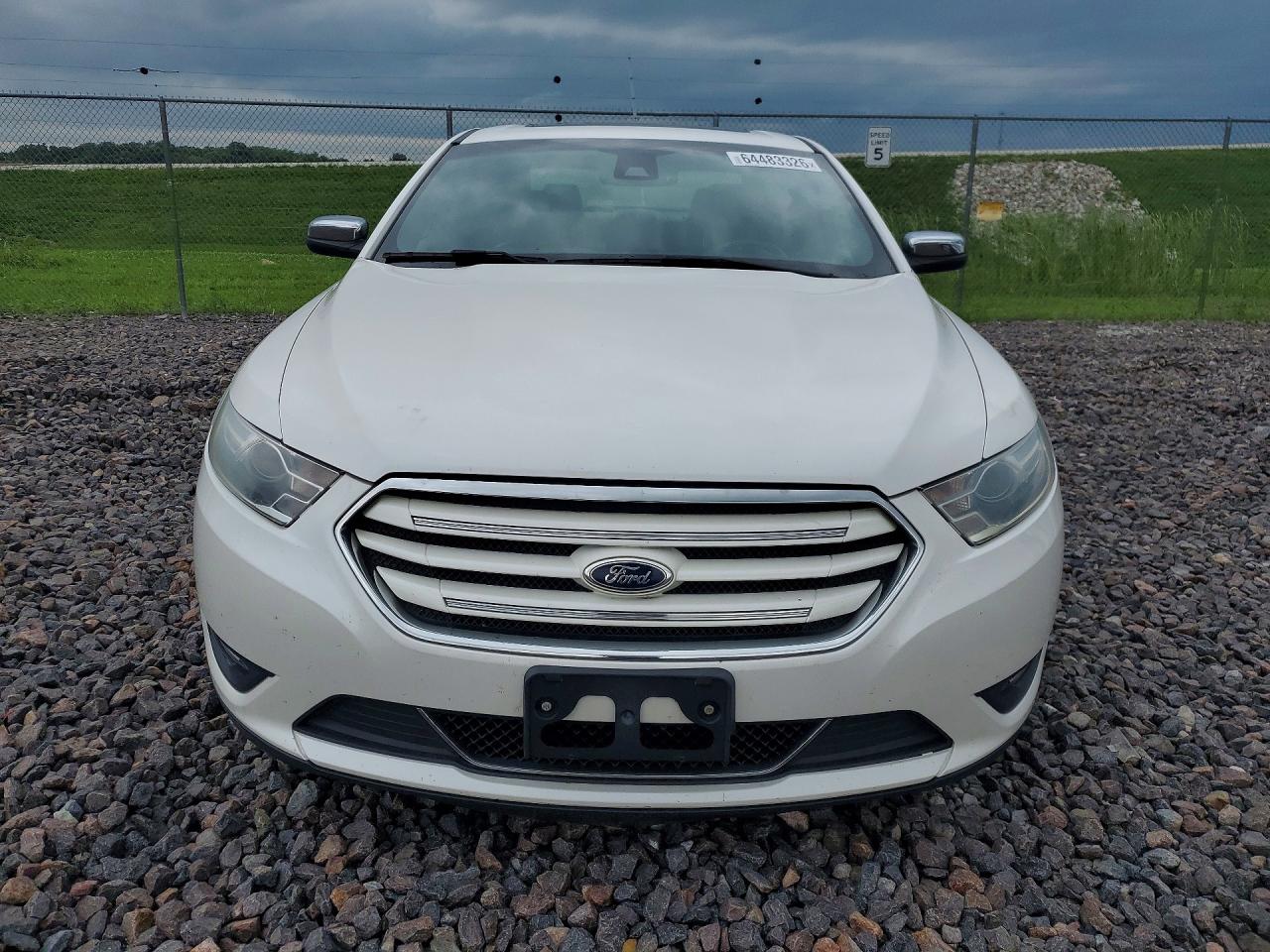 2013 Ford Taurus Limited White vin: 1FAHP2F81DG173956