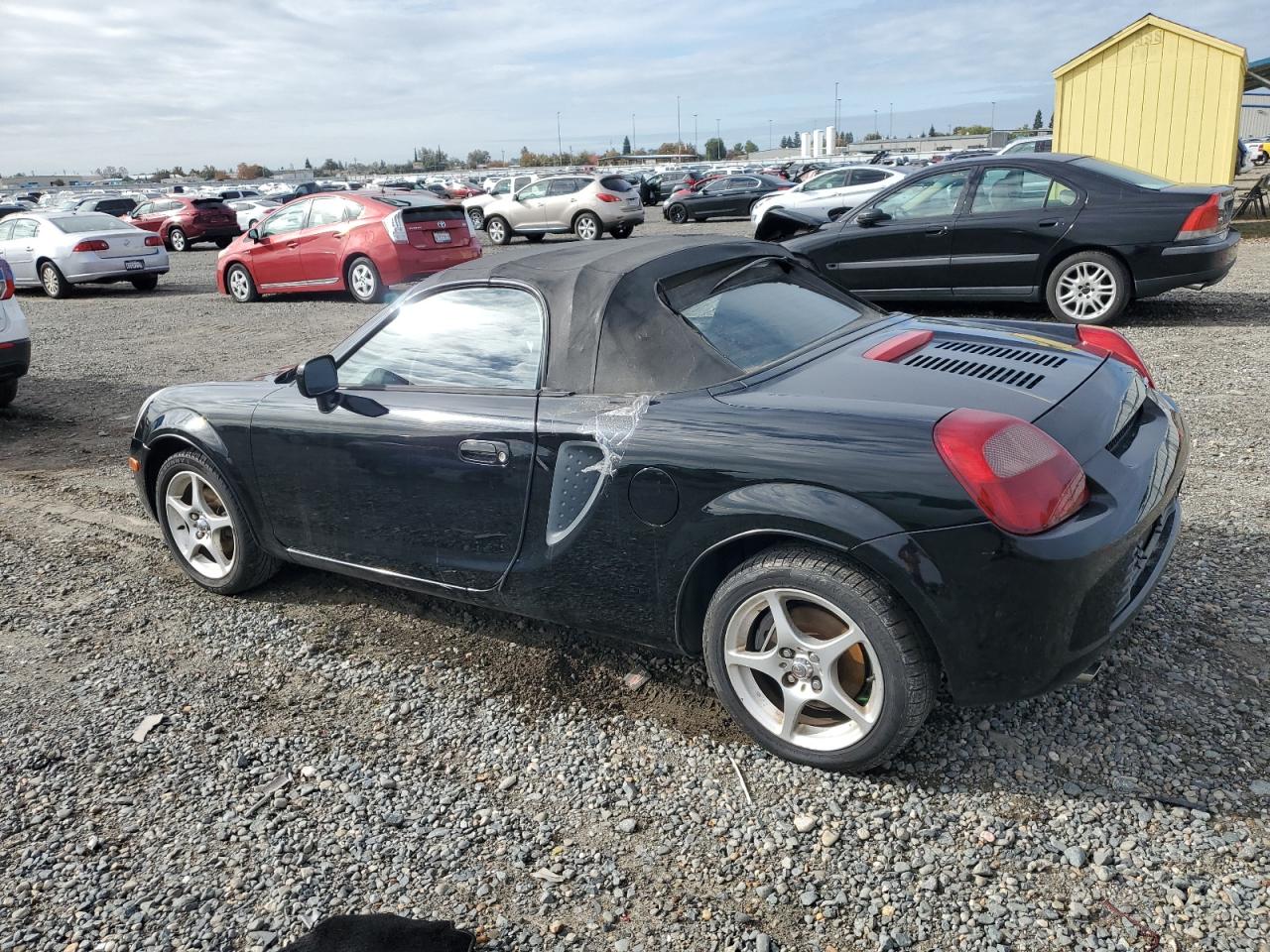 2000 Toyota Mr2 Spyder Black vin: JTDFR3203Y0022049