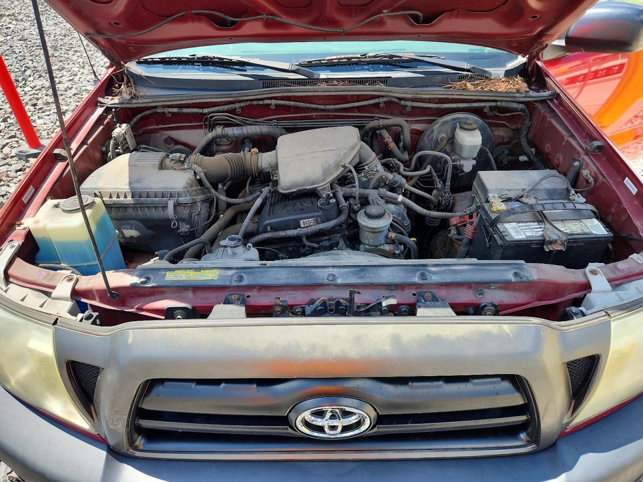 2008 Toyota Tacoma Base Red vin: 5TENX22N38Z533722