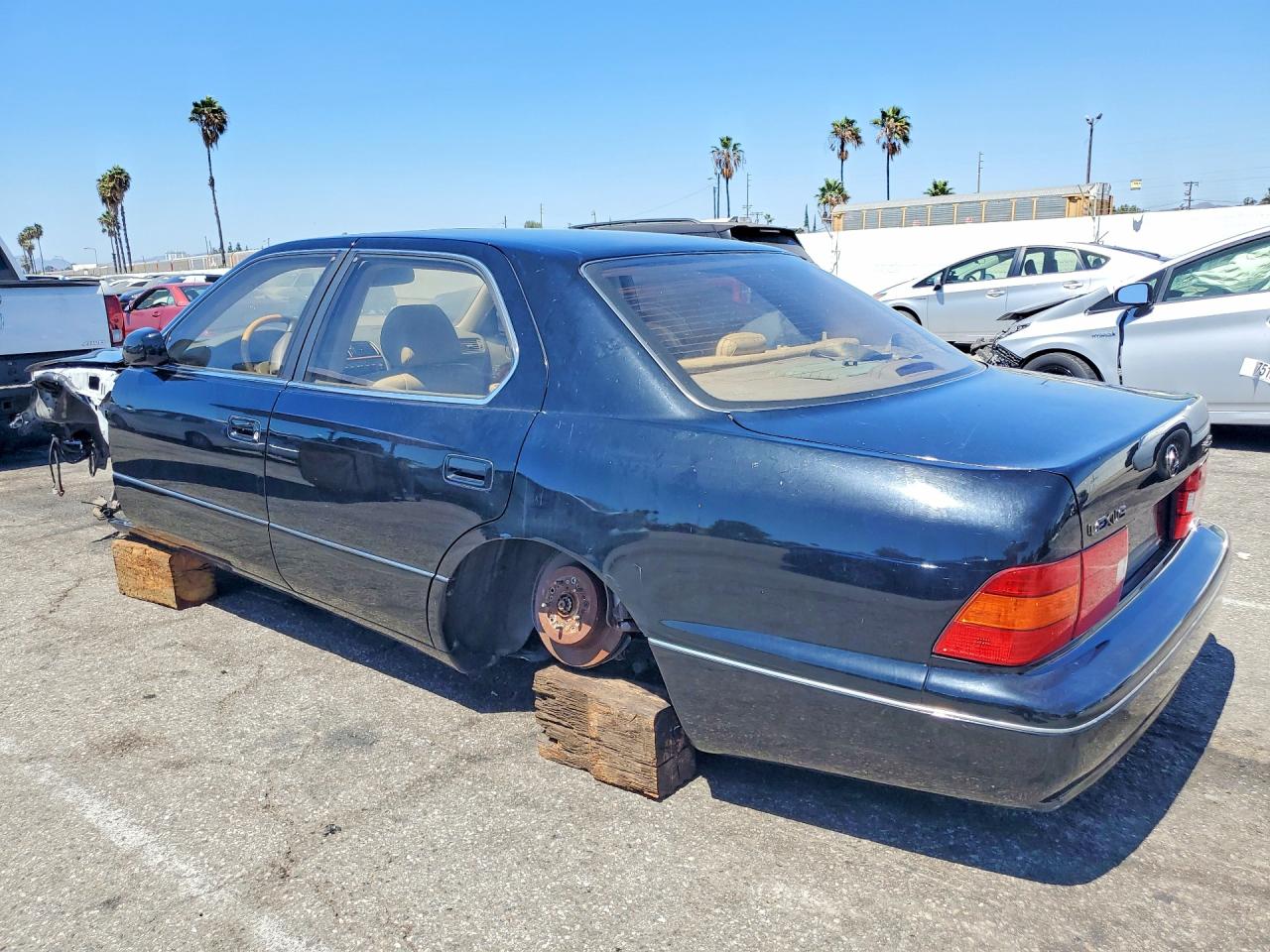 2000 Lexus Ls 400 Black vin: JT8BH28F7Y0176236