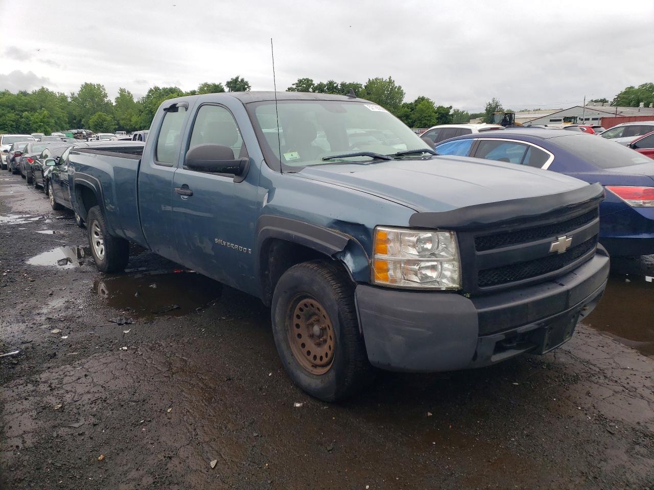 2007 Chevrolet Silverado K1500 Blue vin: 1GCEK19J07E527034
