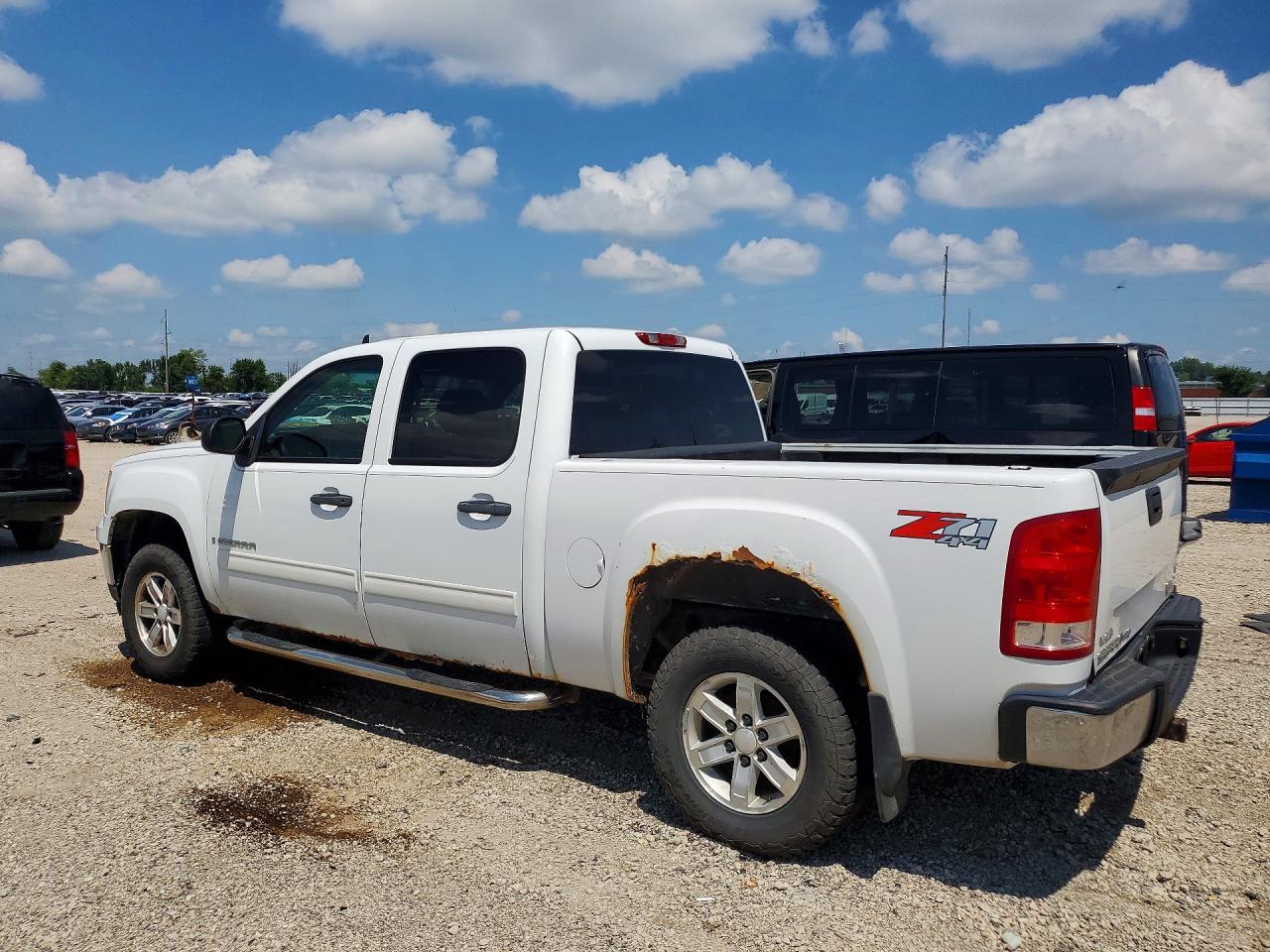 2009 Gmc Sierra K1500 Sle White vin: 3GTEK23M99G106224