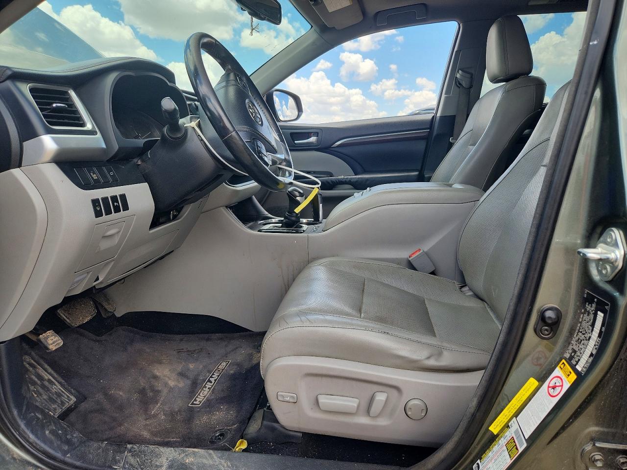 2014 Toyota Highlander Limited Зеленый vin: 5TDYKRFHXES015592
