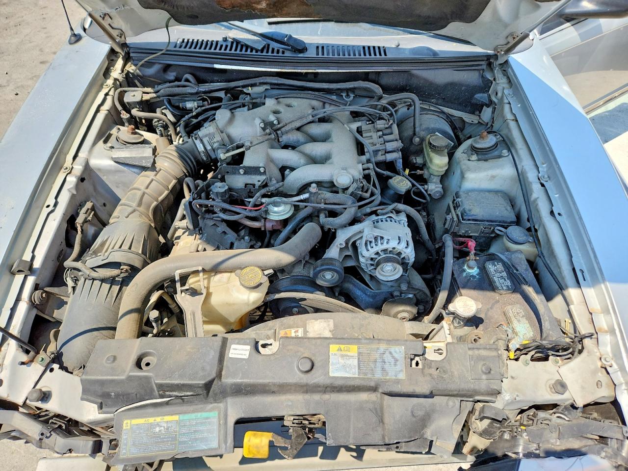2003 Ford Mustang Silver vin: 1FAFP44463F332929