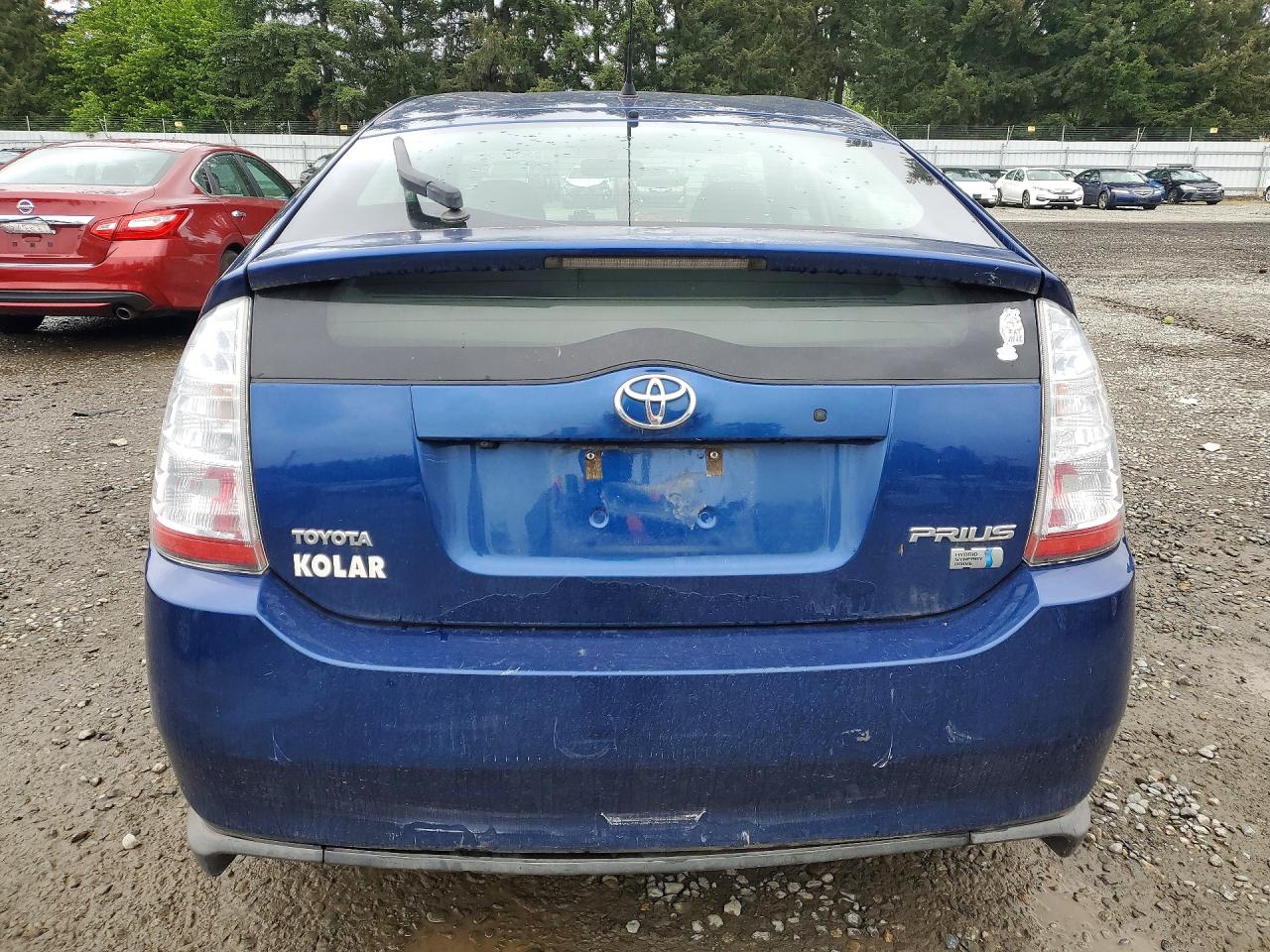 2009 Toyota Prius Base Blue vin: JTDKB20U697856019