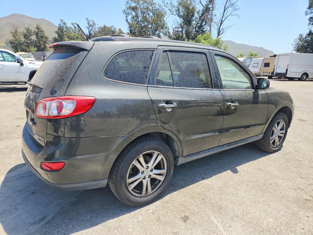 2010 Hyundai Santa Fe Limited Black vin: 5NMSKDAG6AH387550