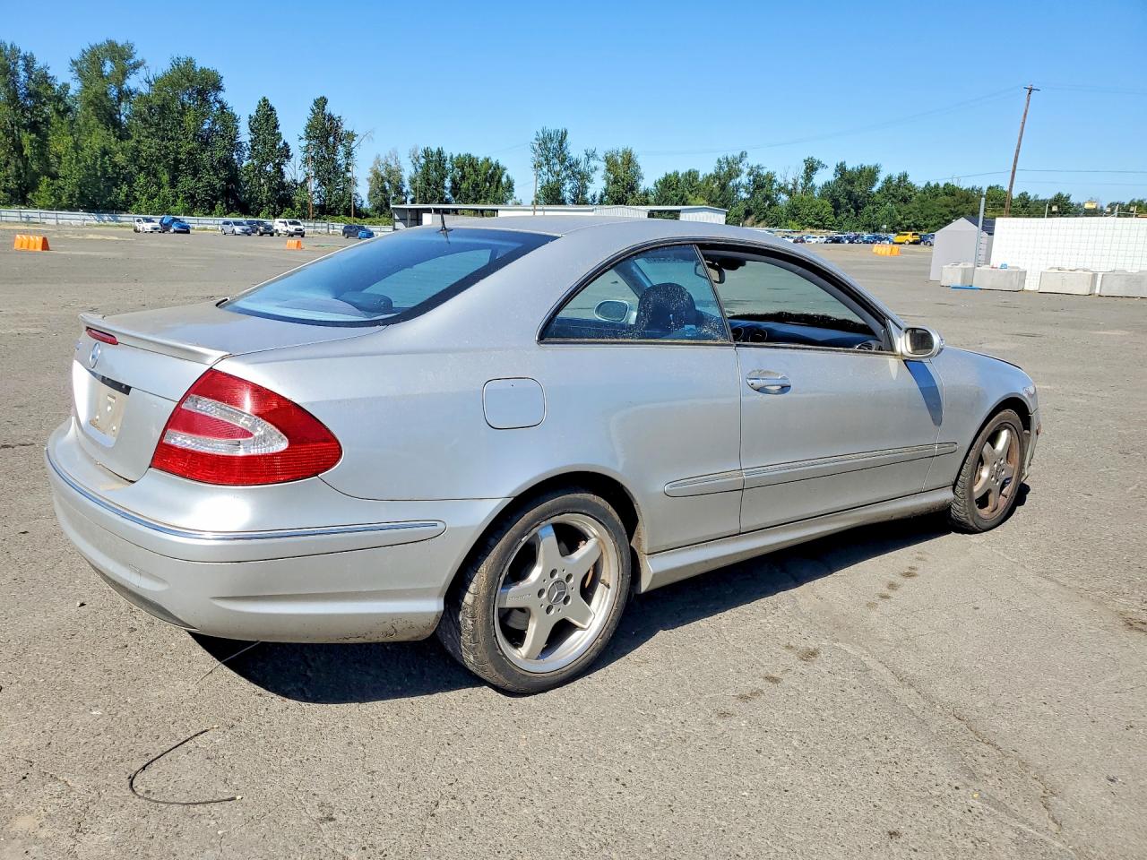 2003 Mercedes-benz Clk 500 Silver vin: WDBTJ75JX3F050215