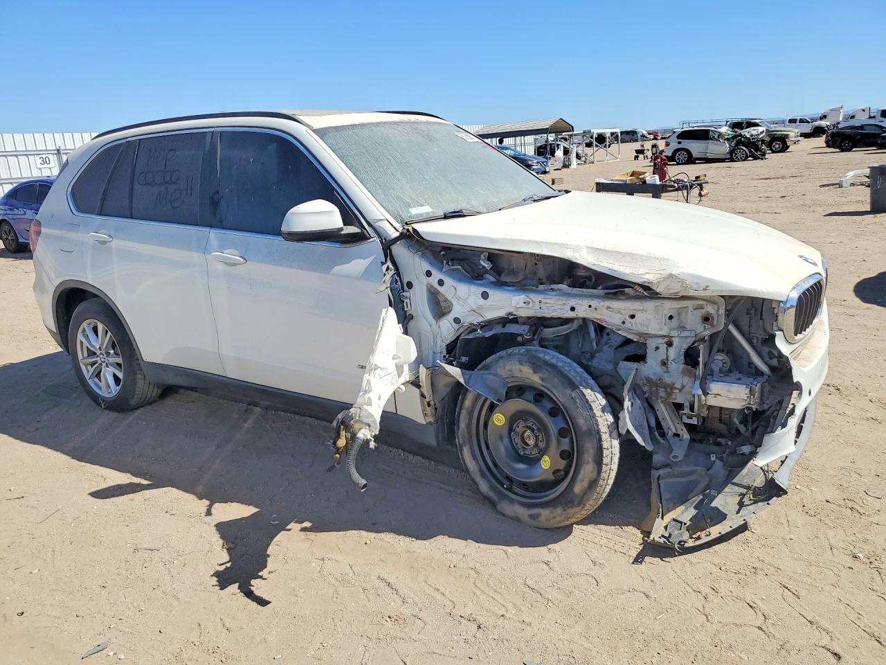 2015 Bmw X5 Xdrive35i White vin: 5UXKR0C5XF0K62718