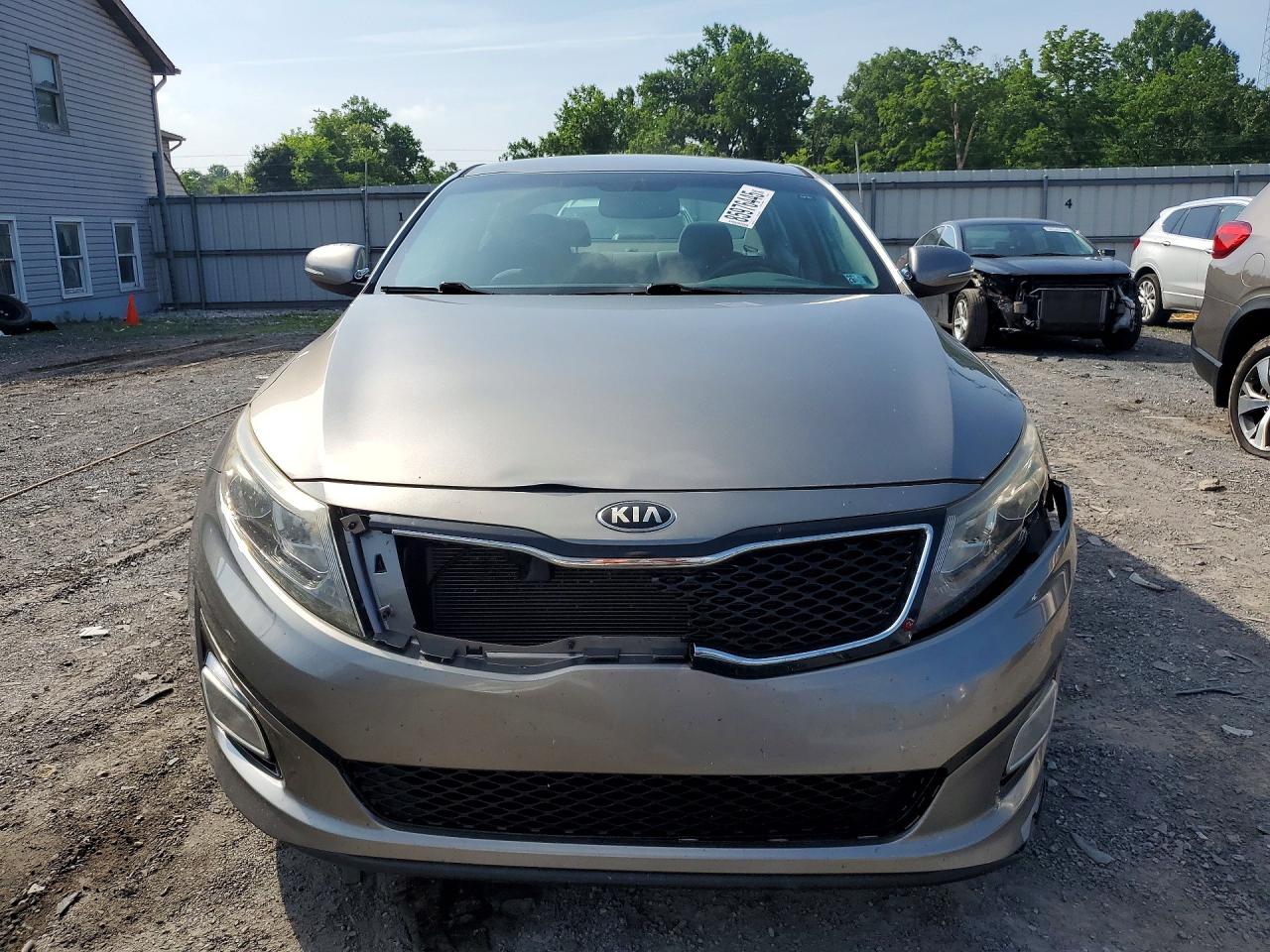 2015 Kia Optima Lx Gray vin: 5XXGM4A78FG515969