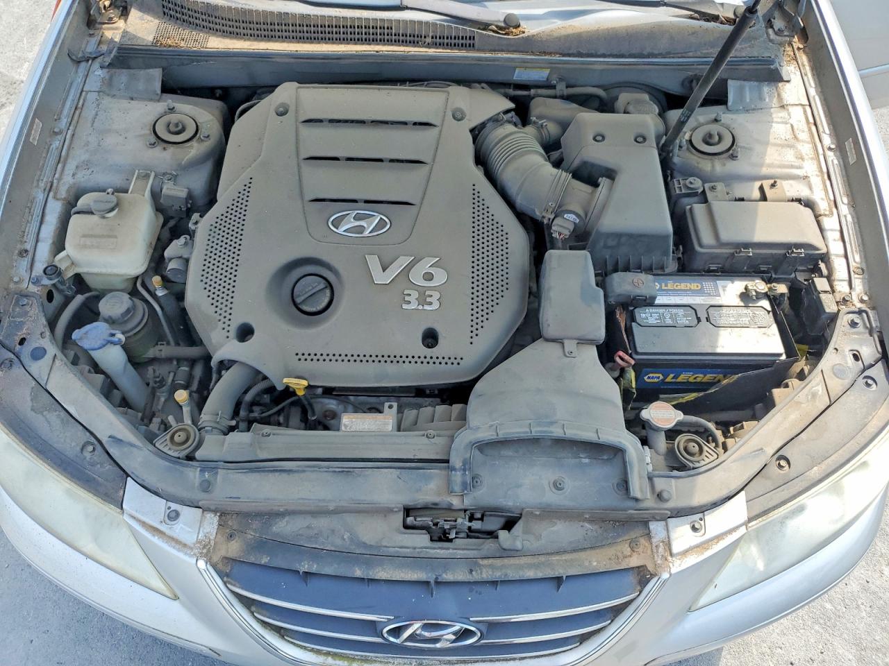 2009 Hyundai Sonata Gls V6 Silver vin: 5NPET46F89H462029