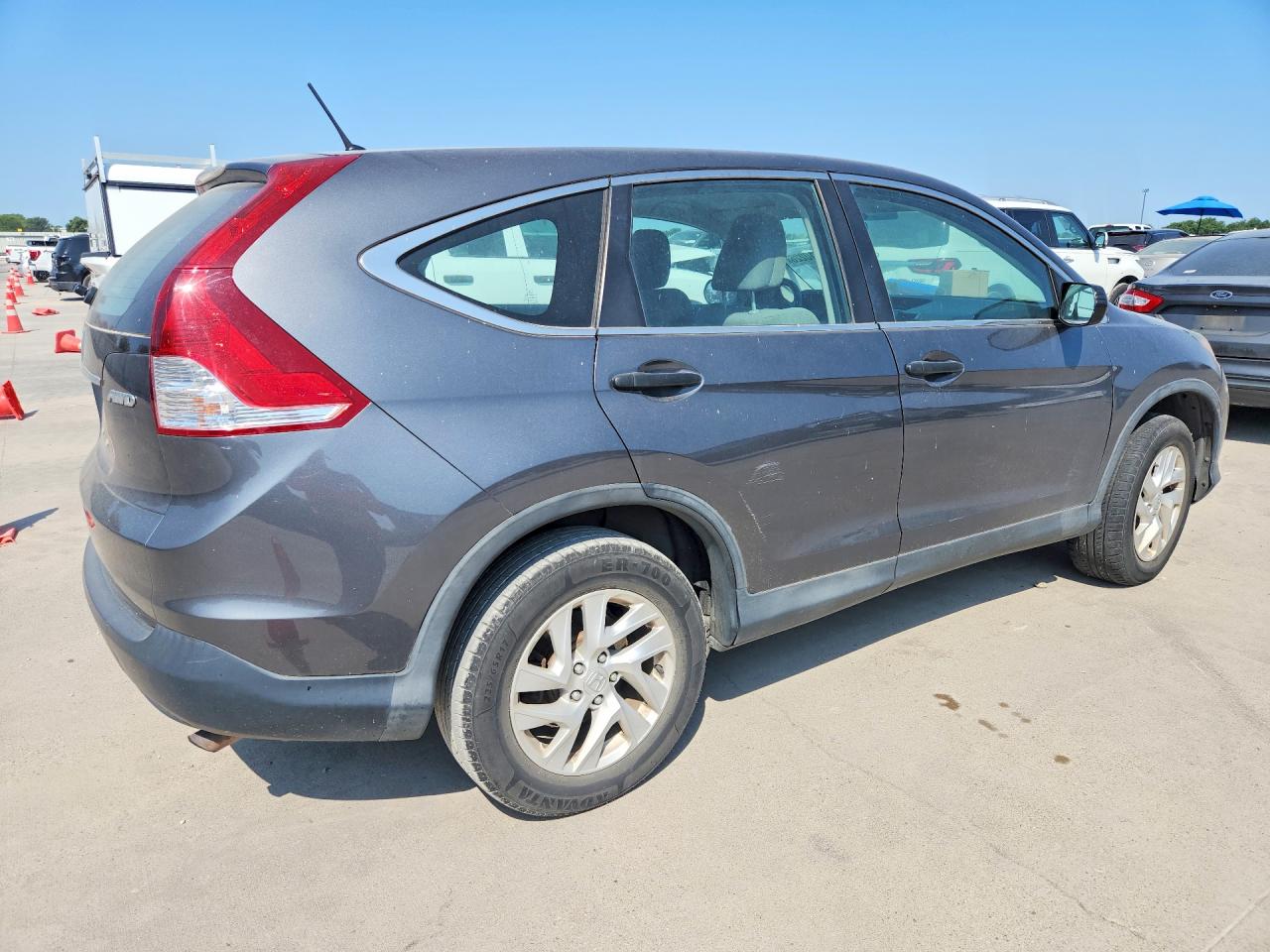 2013 Honda Cr-v Lx Gray vin: 2HKRM4H38DH665271