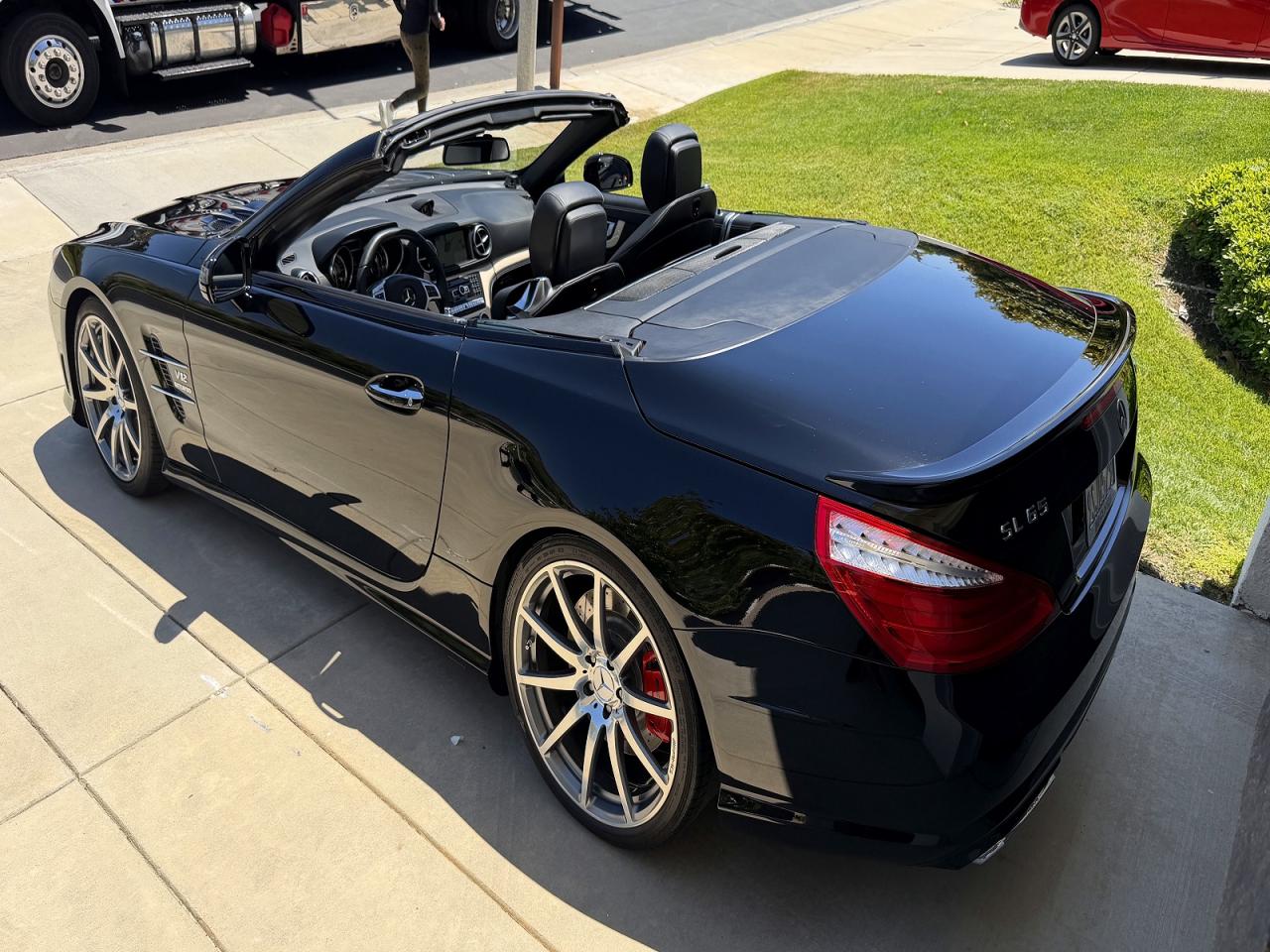 2014 Mercedes-benz Sl 65 Amg Black vin: WDDJK7KA5EF023037