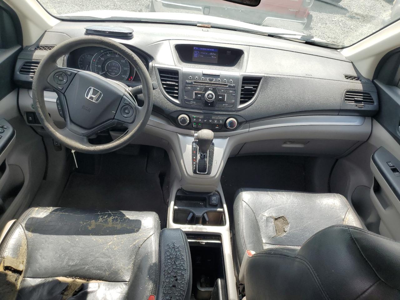 2012 Honda Cr-v Lx White vin: 5J6RM3H39CL020188