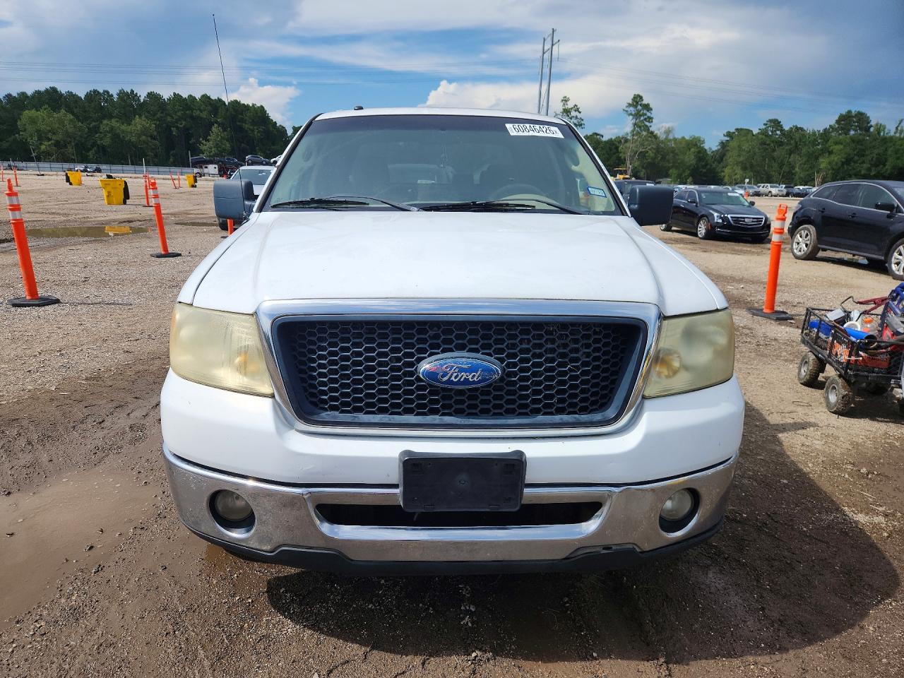 2008 Ford F150 Supercrew White vin: 1FTRW12W28FA93514