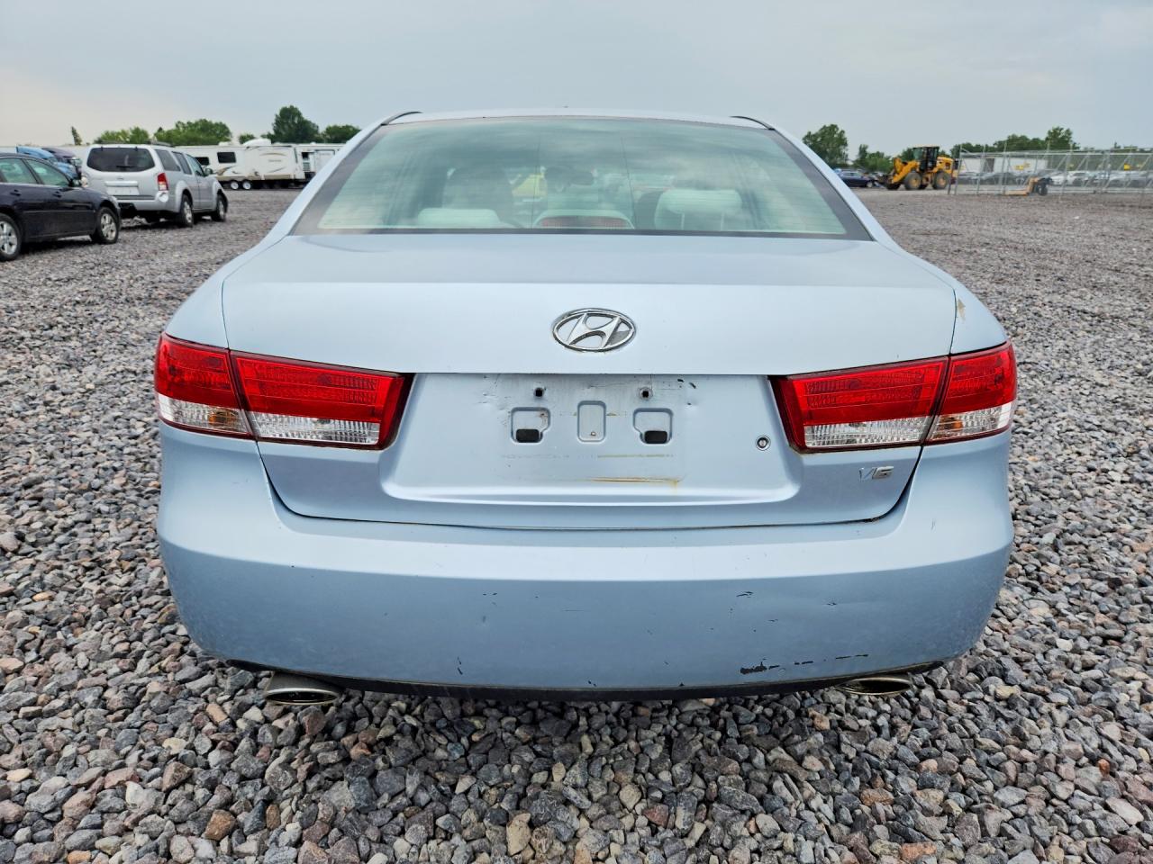 2007 Hyundai Sonata Se Blue vin: 5NPEU46F77H177784