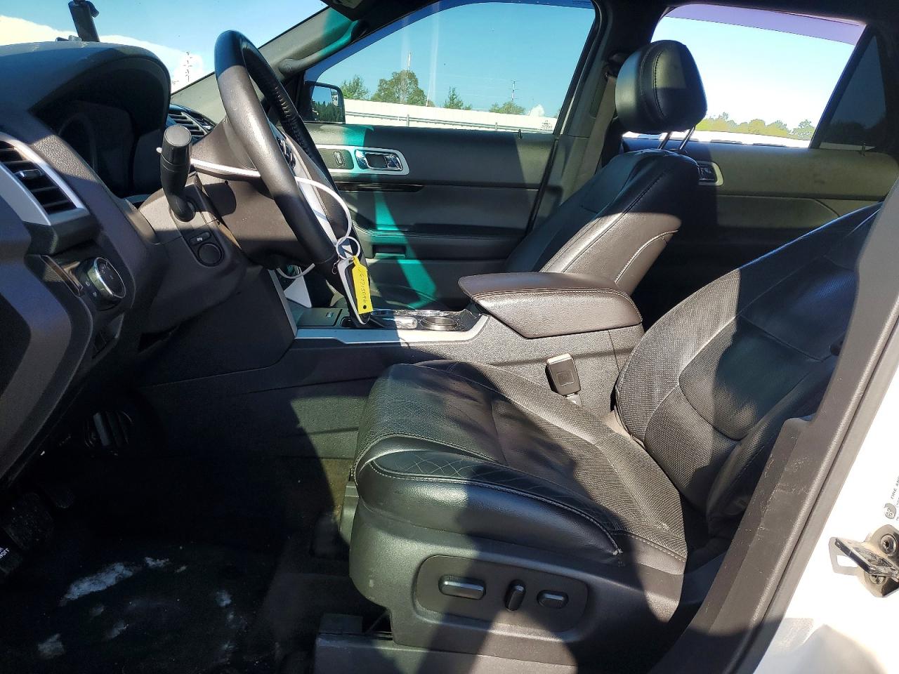 2014 Ford Explorer Limited White vin: 1FM5K7F83EGA37382