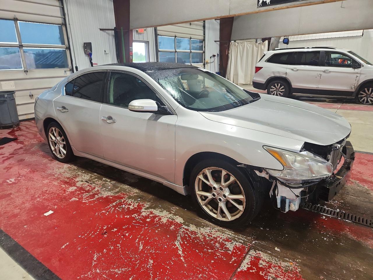 2013 Nissan Maxima 3.5 S Silver vin: 1N4AA5AP9DC813728