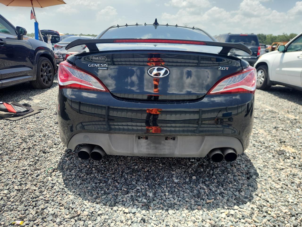 2013 Hyundai Genesis Coupe 2.0t Black vin: KMHHT6KD9DU090398