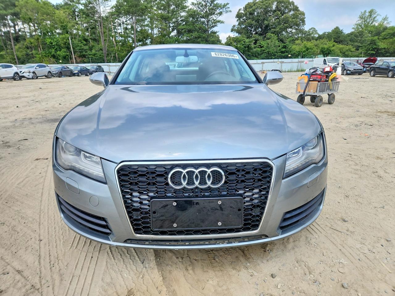 2012 Audi A7 Prestige Silver vin: WAUSGAFC8CN002241