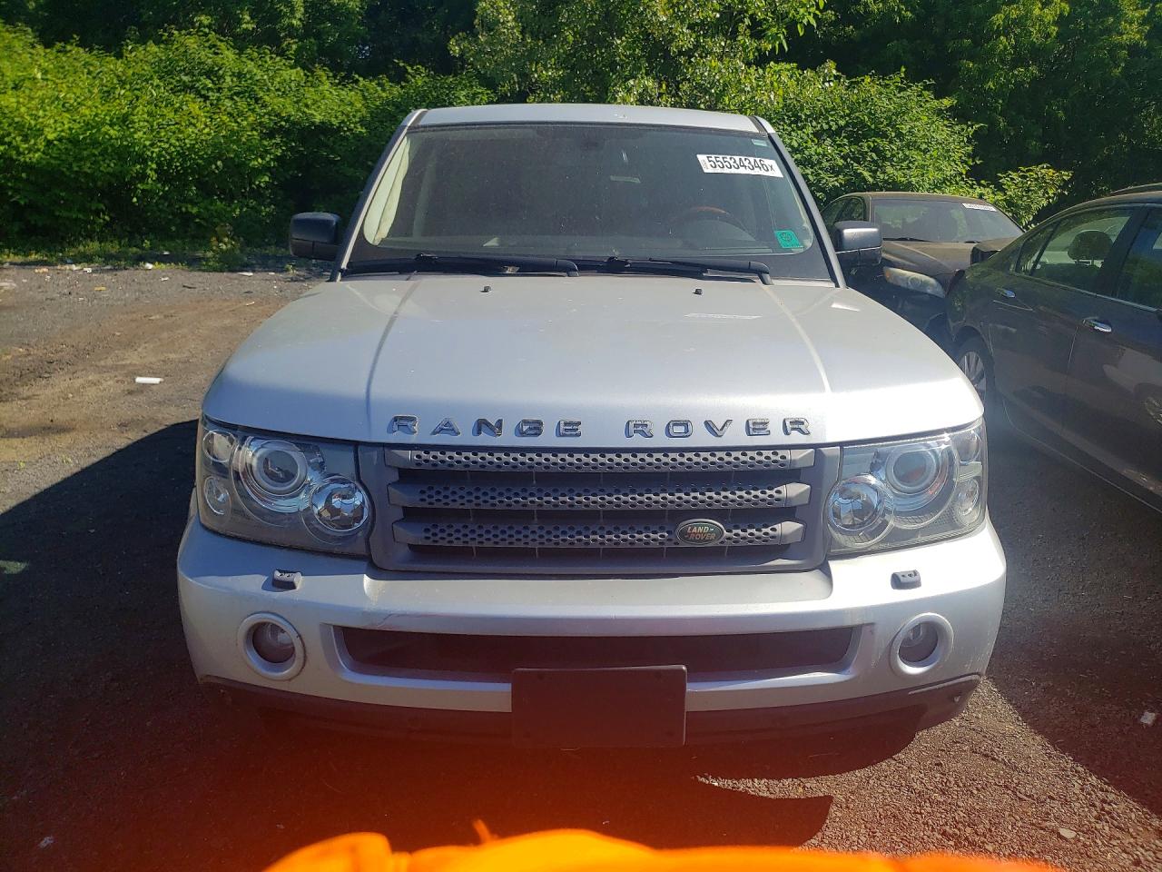 2007 Land Rover Range Rover Sport Hse Silver vin: SALSK254X7A986094
